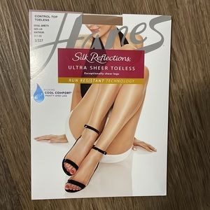 Brand new toeless sheer pantyhose